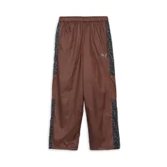 新品 PUMA(プーマ) 防風トレーニング ロングパンツ TRN EDGE ウラキモウトリコット ウーブンパンツ 526106 メンズ 24年秋冬カラー エスプレッソ ブラウン(65)