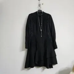 ブラック レース フレア ONE PIECE 55