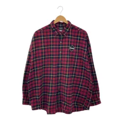 F.C.Real Bristol SOPH. ソフ FCRB エフシーレアルブリストル 22AW ビッグロゴ フランネルチェックシャツ メンズ Mのサムネイル