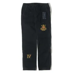 【新品】POLO Ralph Lauren ポロ ラルフローレン パンツ サイズ:28×30 / エンブレム刺繍 ダメージ加工 コットンツイル パンツ / ブラック 黒 / ボトムス ズボン【メンズ】