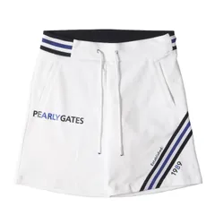 PEARLY GATES パーリー ゲイツ パンツ サイズ:5 / 24SS ロゴ ポリ メッシュ ジャージー ショート パンツ (053-4132327) / MADE IN JAPAN / ホワイト 白 / ボトムス ショートパンツ【メンズ】【中古】のサムネイル