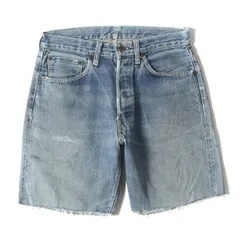 【雰囲気抜群】Levis / vintage ヴィンテージ リーバイス パンツ サイズ:詳細参照(W30位) / 50s 501XX ギャラ入り カットオフ デニムパンツ / ショーツ / インディゴ / 50年代 古着 / ボトムス ジーンズ【中古】