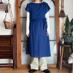 fog linen work』ジェシーワンピース ラピス - メルカリ