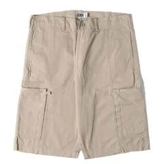 GOOD ENOUGH グッドイナフ パンツ サイズ:L / 00s ユーティリティポケット コットン ショーツ / ベージュ / ボトムス ショートパンツ ズボン / 00年代 アーカイブ【メンズ】【中古】