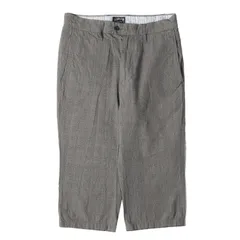 STUSSY ステューシー パンツ サイズ:30 / 00s グレンチェック クロップドパンツ / グレー / 00年代 アーカイブ / ボトムス ズボン【メンズ】【中古】のサムネイル