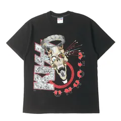 Vintage Music Item 90s KISS Revenge Unholy PUSHEAD Tシャツ (Hanesボディ / USA製) / ブラック 黒 / サイズ:L / 90年代 ヴィンテージ 古着 / トップス【メンズ】【中古】