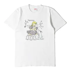 Supreme シュプリーム Tシャツ サイズ:S / イラスト グラフィック クルーネック Tシャツ (Lets Fuck Tee) / ホワイト 白 / トップス カットソー 半袖【メンズ】【中古】