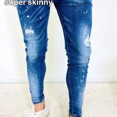 JGG.Men ジェギングメン スキニージーンズ ダメージジーンズ ek28 