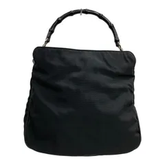 GUCCI/グッチ/バンブー/ナイロン/ハンドバッグ/ブラック黒/001・1638・1705(ショルダー欠品)/FB4270