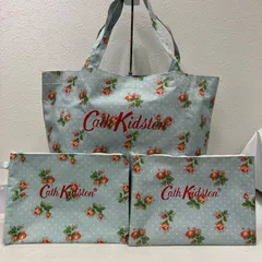 459　Cath Kidston　キャスキッドソン　折りたたみトートバッグ　トートバッグ　ポーチ　エコバッグ　軽量　折りたたみ　折り畳み　レディース　水玉　ドット　花柄　シンプル　きれいめ　カジュアル