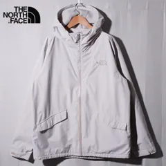 ノースフェイス THE NORTH FACE マウンテンパーカー ナイロンジャケット 2XL グレー XXL ロゴ刺繍 オーバーサイズ ビッグシルエット ストリート アメカジ テック 古着 J420