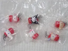 サンリオキャラクターズ いちごめじるしアクセサリー 全6種セット ハローキティ.ポムポムプリン.マイメロディ.クロミ.ウサハナ.シナモロール★新品未開封