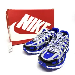 【新古品】 Nike ナイキ P-6000 Racer Blue/Black/Flat Silver/White CD6404-400 27.5cm スニーカー シューズ 箱有 3 【津山店】