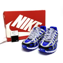 【新古品】 Nike ナイキ P-6000 Racer Blue/Black/Flat Silver/White CD6404-400 27.5cm スニーカー シューズ 箱有 6 【津山店】