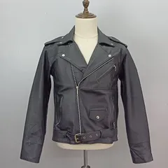 SHIMOKITAZAWA RINGO　Lサイズ　レザージャケット　ダブルライダースジャケット　アメリカンスタイル　シモキタザワリンゴ　【0269h】