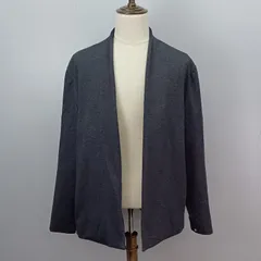 ZARA　USA XLサイズ　カーディガン　ノーカラー　ボタンレス　オープンフロント　ザラ　 【0267h】