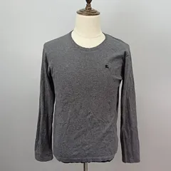 BURBERRY　BLACK LABEL　サイズ3　リバーシブル 長袖カットソー　ロンT　ボーダー　コットン100%　バーバリー ブラックレーベル　【0264】