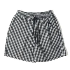 COOTIE クーティー パンツ サイズ:M / 24SS ドビーチェック イージーショート パンツ (Dobby Check Easy Shorts) / ブラック ホワイト 黒白 / ボトムス ショートパンツ ズボン【メンズ】【中古】のサムネイル