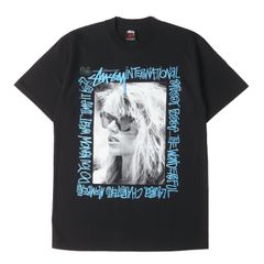 STUSSY♢00復刻ローラフォトTee・黒赤L・送料込・古着 Laura - メルカリ