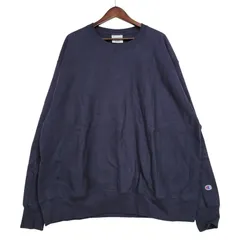 【中古品】Champion チャンピオン 青単復刻タグ 目無し REVERSE WEAVE SWEAT SHIRT リバースウィーブ スウェットシャツ トレーナー 長袖 トップス 【148-260312-kh-06-izu】