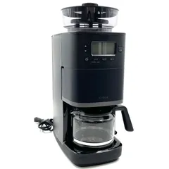 【ジャンク】 siroca コーン式全自動コーヒーメーカー カフェばこ SC-CF251 ブラック 【AL6】