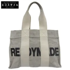 READYMADE レディーメイド キャンバス ヴィンテージ加工 フロントロゴ EASY TOTE SMALL イージートートスモール トートバッグ グレー