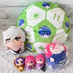 ブルーロック ぬいぐるみ まとめ売り ちびぐるみ マスコット クッション 6点セット サンリオコラボ 未開封あり 6