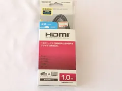 【KO】ELECOM 4K対応 HDMIケーブル 1.0m 変換ケーブル　DH-HD14EM10BK　ミニコネクタ　型番