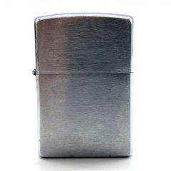 Zippo ヴィンテージ1975年製 斜めロゴ ブラッシュドクローム - メルカリ