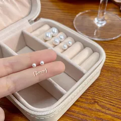 ３mmパール 一粒パール ホワイト ピアス 両耳用 シンプル カジュアル フォーマル 上品 プチプラ レディース 冠婚葬祭