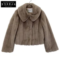 Her lip to ハーリップトゥ 1254307109 ﾌﾞﾗｳﾝ french taupe Winter Love Faux Fur Coat M