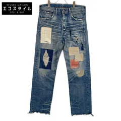 LEVI‘S リーバイス 66501 J21592 1104 LVC ﾌﾞﾙｰ ﾊﾟｯﾁﾜｰｸﾘﾒｲｸ ﾃﾞﾆﾑﾊﾟﾝﾂ W36/L36
