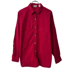 90s USA製 FIVEBROTHER 長袖 フランネルシャツ XL レッド ファイブブラザー ボタン 90年代 シャモアクロス トップス 秋物 a803-5833
