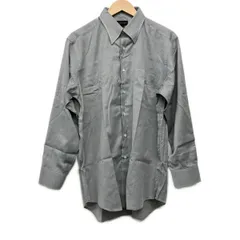 LANVIN COLLECTION(ランバンコレクション) 長袖シャツ サイズ43-84 メンズ - グレー×白