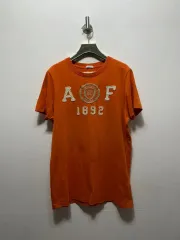 アバクロンビー オレンジ 半袖 Tシャツ A&F M