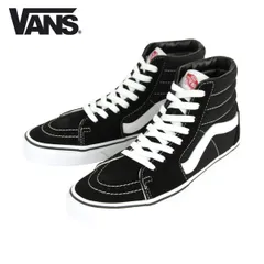 【23.0cm～25.5cm】バンズ スニーカー メンズ 正規販売店 VANS スニーカー スケートハイ VANS SK8-HI BLACK/BLACK/WHITE VN000D5IB8C