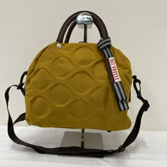529　BASARA TYO　バサラ　2way　ショルダーバッグ　ハンドバッグ　マスタード　黄土色　レディース　軽量　カジュアル　シンプル　ポケット多数のサムネイル