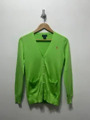 ポロラルフローレン グリーン カーディガン S