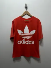 アディダス トレフォイル 半袖 Tシャツ レッド オリジナル XL