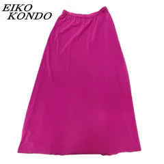 EIKO KONDO エイココンドウ ロングフレアスカート 赤紫系のサムネイル