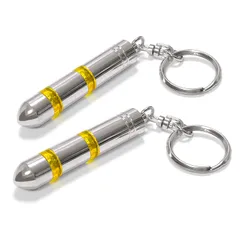 [Taiko] 静電気除去キーホルダー (1個or2個/2段階除去システム) 静電気防止グッズ (２個) [２個]