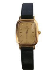 487 稼働 OMEGA 時計 DeVille レディース スクエア ゴールド - メルカリ