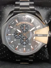美品 DIESEL DZ-4309 ONLY THE VLAVE メガチーフ クロノグラフ ディーゼル オンリーザブレイブ