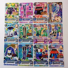 ② 黒沢凜 12枚セット ダンススターショーパン ダンススターブーツ シルバーロボットアクセ ネオンスポーティミニパーカー トパーズコマンドロングブーツ ペッパーゴールドトップス ペッパーゴールドサンダル ほか ／ アイカツ！ Aikatsu！