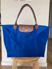 ロンシャン ル プリアージュ L コバルトブルー トートバッグ