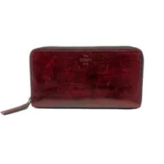 美品 ベルルッティ イタウバ 長財布 ラウンドファスナー ロゴ ボルドーのサムネイル