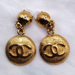 美品✨ CHANEL シャネル ピアス ゴールド ラウンド 2015 - メルカリ
