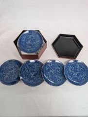 新品 有田焼 林斎窯 小皿 銘々皿 5枚揃 木箱入り 染付皿 レトロ - メルカリ