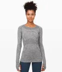 lululemon スウィフツリー ロングスリーブ グレー 2サイズ