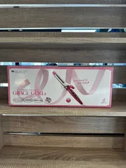 【新品】CREATE ION クレイツイオン アイロン グレイスカール 32mm ピンクリボンカラー☆